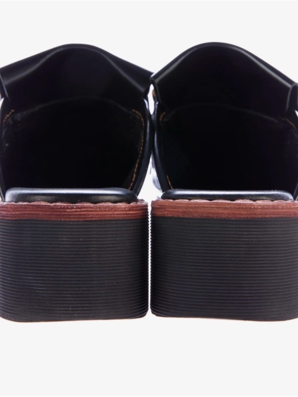 Coach Black Leather Kiltie Slip-On Loafers with Gold Turn-Lock - Picture 2 of 6